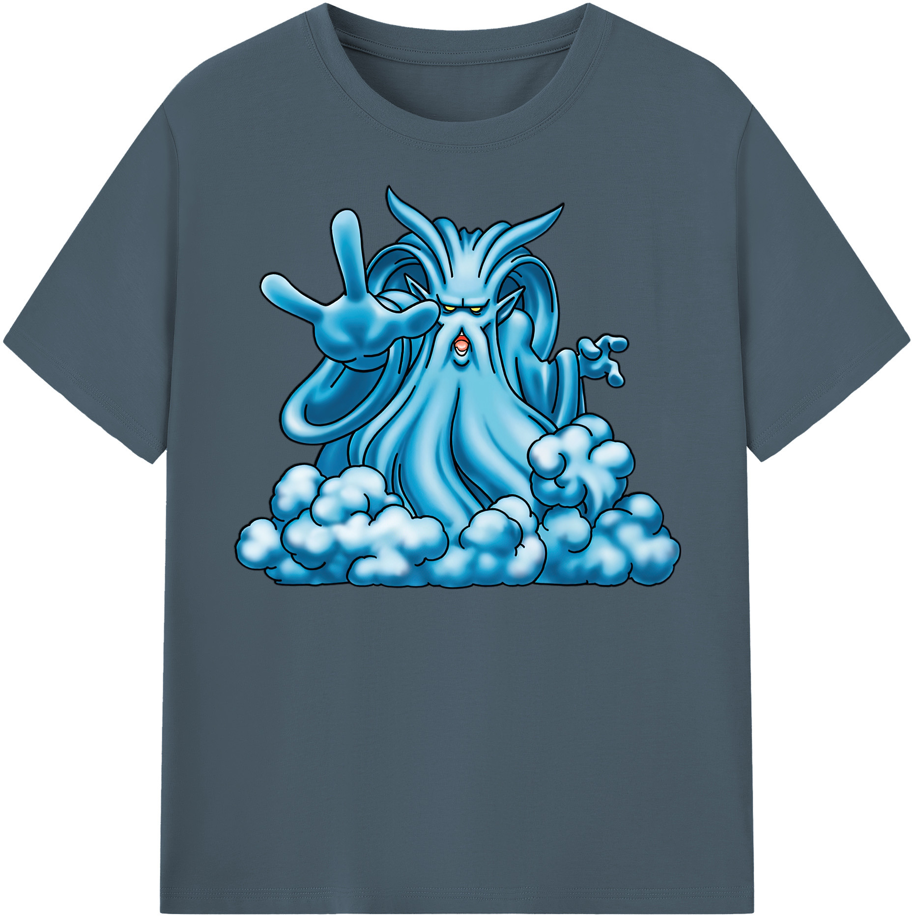（画像用） ドラゴンクエスト Doragon Kuesuto Dragon Quest 綿100％半袖Tシャツ（フロントプリント）